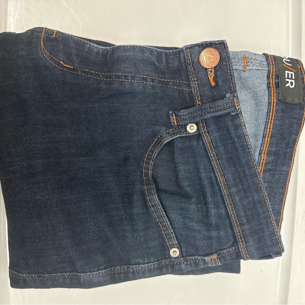DU/ER Men’s Straight Fit Jeans in Deep Indigo - Picture 2 of 6